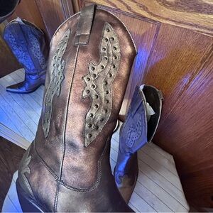 BCBGirls Metallic Cowgirl boots